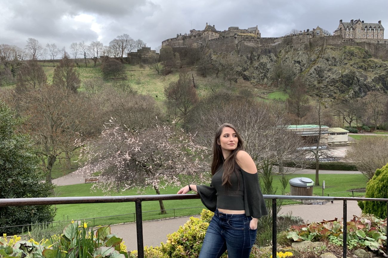 princes street gardens edinburgh scottland travel diary