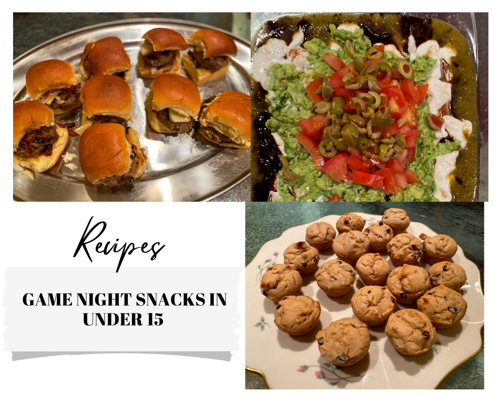 football season snacks in under 15 min