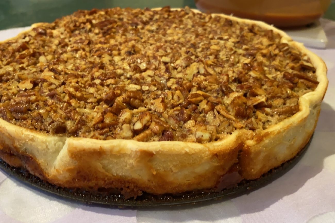 pie recipe - deep dish pecan pie