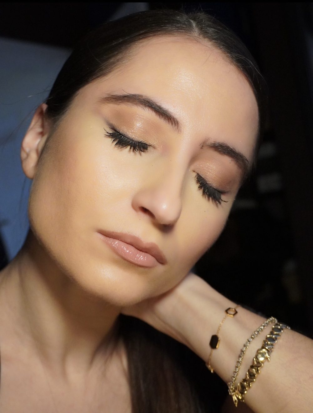 soft holiday glam makeup ft ysl lip vinyl