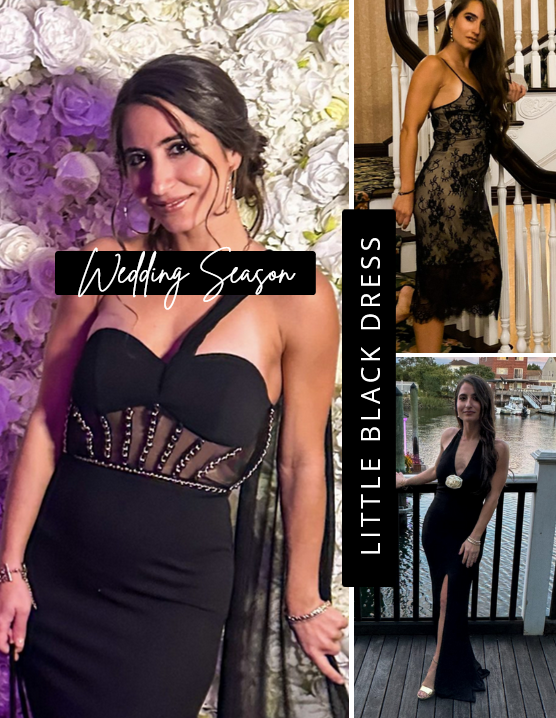 little black dress for wedding season