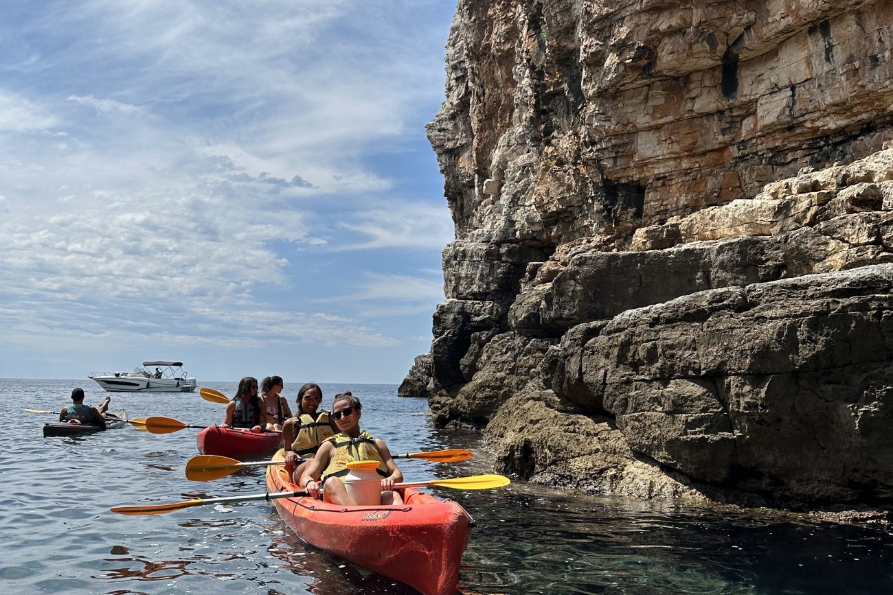 lokrum kayaking dubrovnik croatia