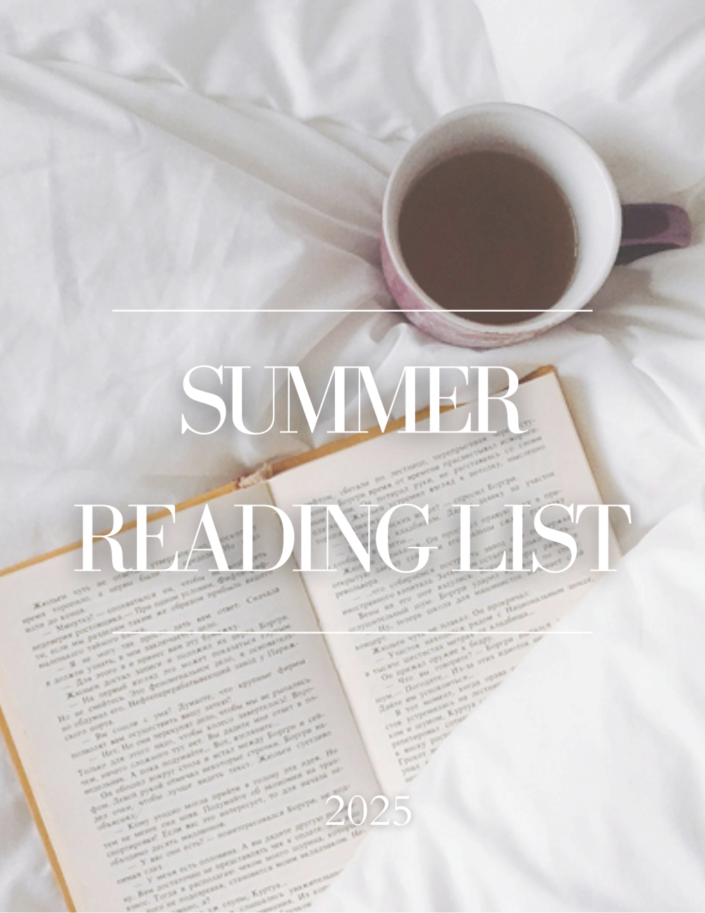 summer reading list 2025 - book reviews summer 2025