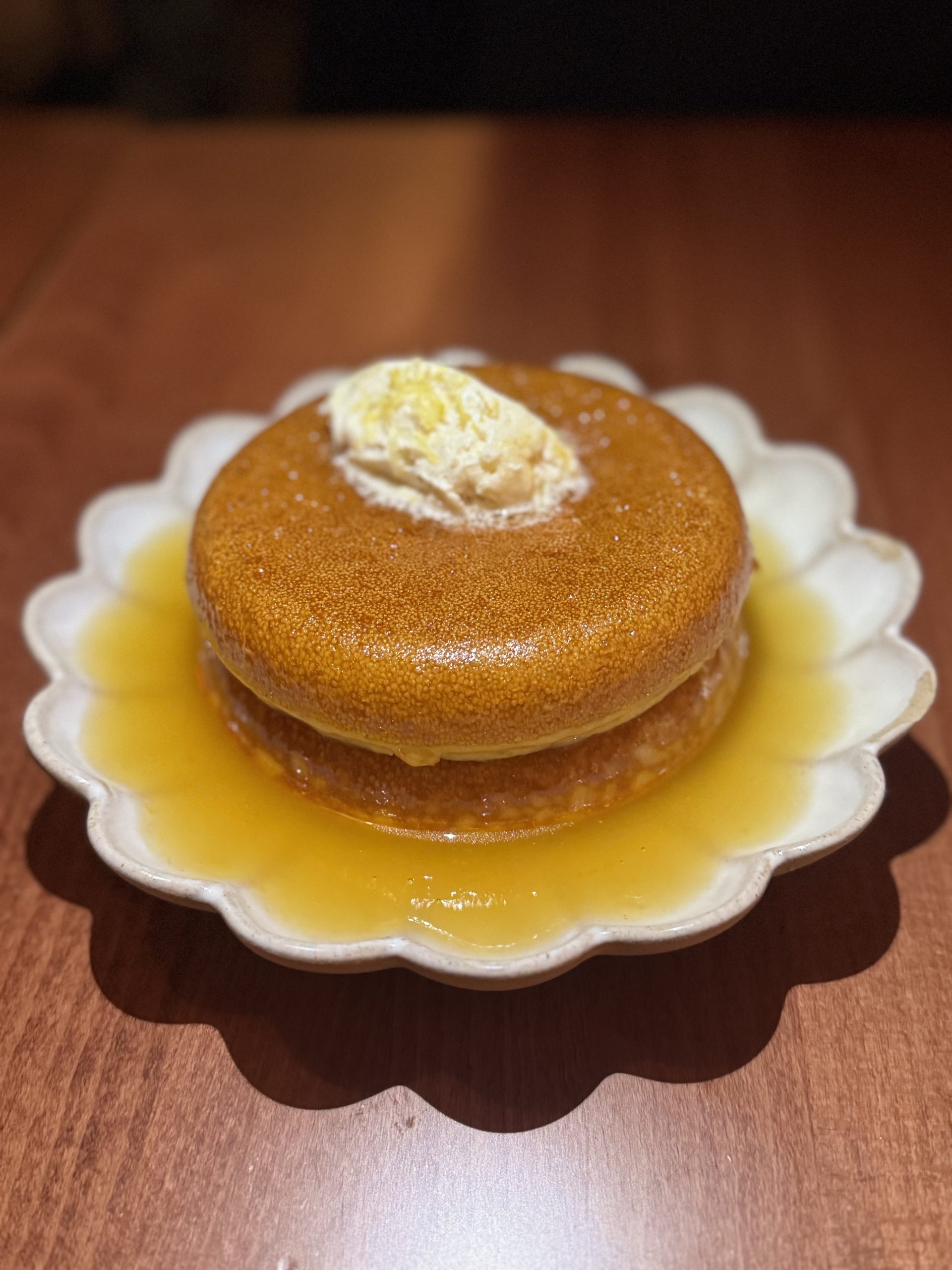honey butter pancakes , golden hof , golden diner - viral pancakes nyc - where to eat in nyc - nyc eats