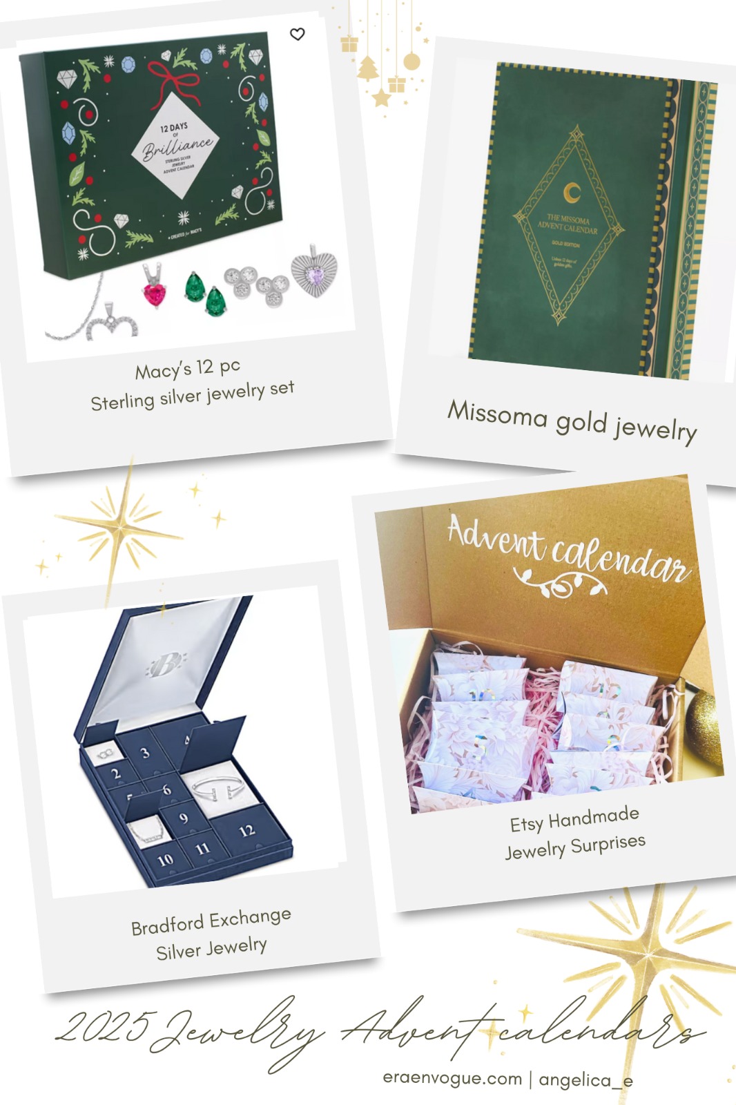 fashion , jewelry and accessory advent calendar 2025