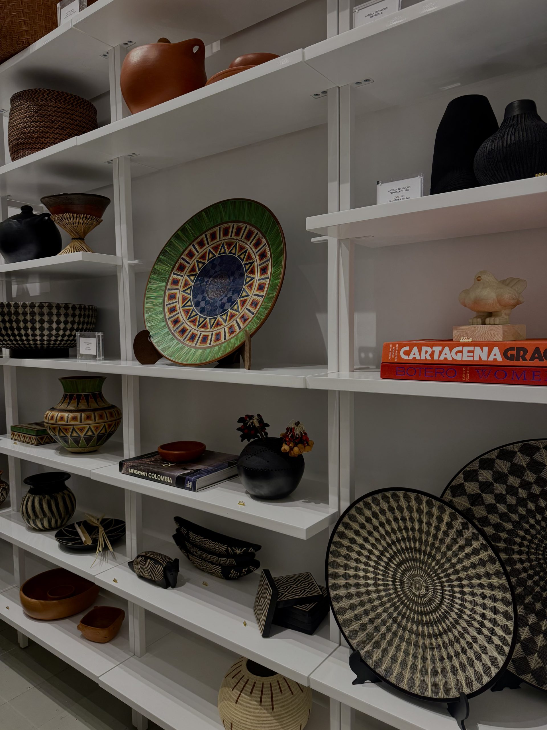 wounaan woven sculpture exhibit