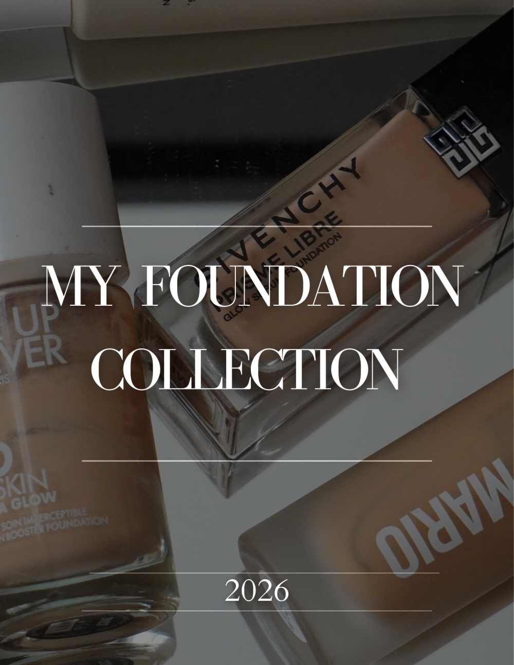 foundation collection review - full coverage to skin tint foundations