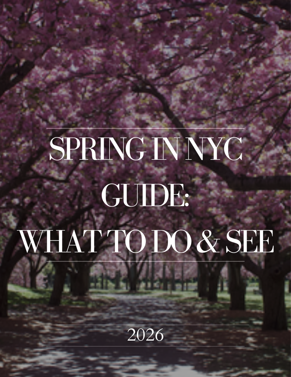 spring in nyc 2026 what to see and do