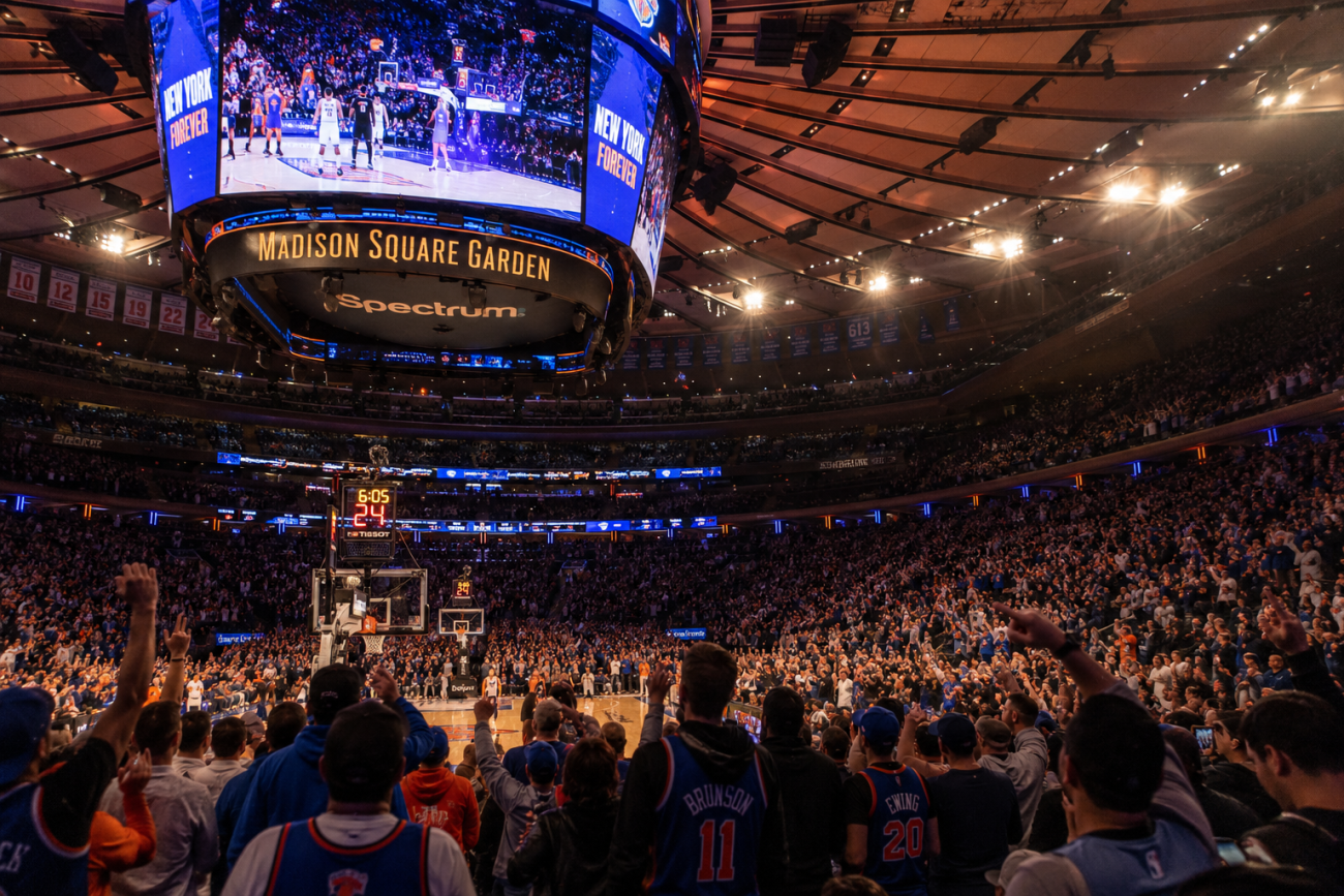 new york knicks nba champions madison square garden arena