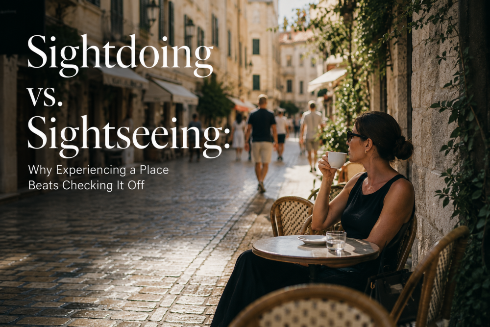 sightseenig vs sightdoing experience based travel