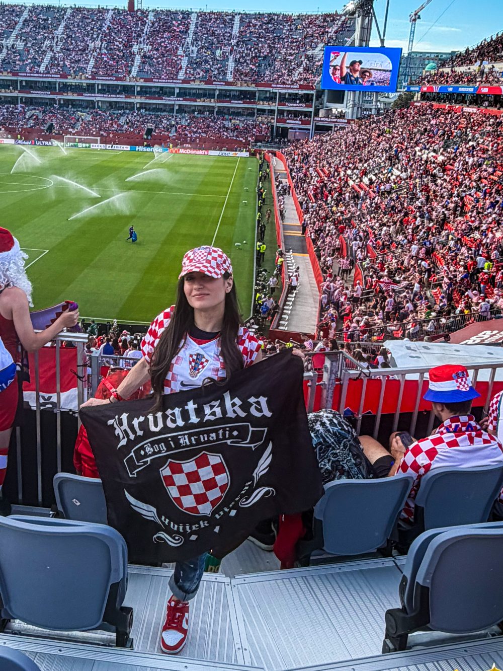 CROATIA FAN WATCHING THE CROATIAN NATIONAL TEAM IN THE FIFA WORLD CUP 2026