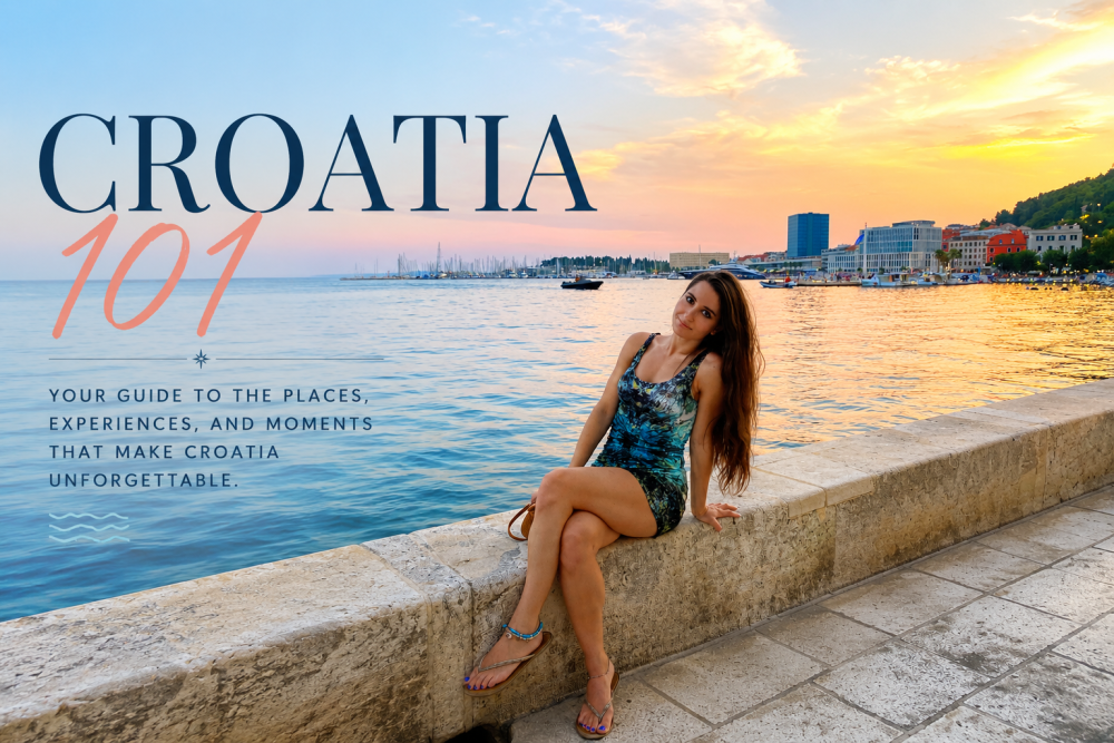 beginners guide to croatia the top destinations to visit first split riva croatia at sunset