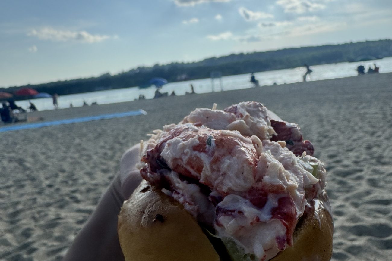 Lobster rolls at Sunset Club Tappen Beach 