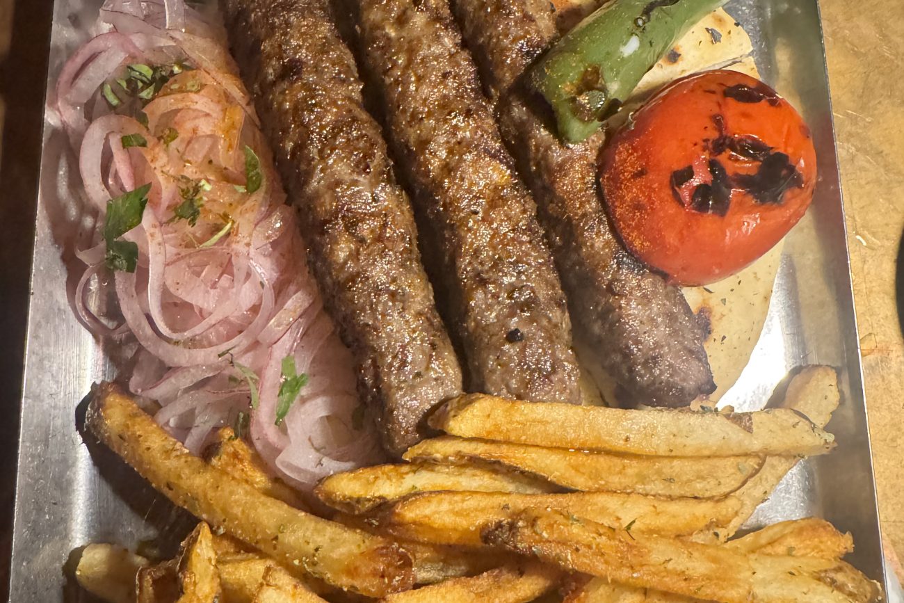 monastiraki bifteki at ovelia taverna astoria restaurant
