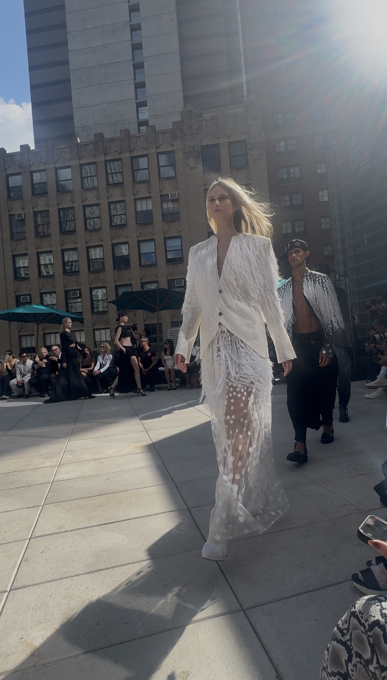 rynshu ss27 runway at virgin hotels nyc during nyfw