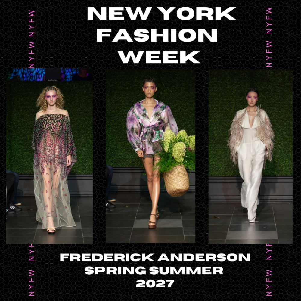 FREDERICK ANDERSON SS27 GARDEN PARTY NYFW