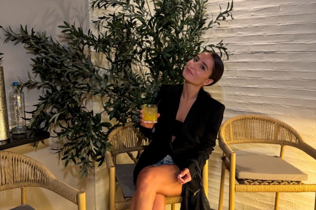 angelica eranovic at yalos greek taverna in long island